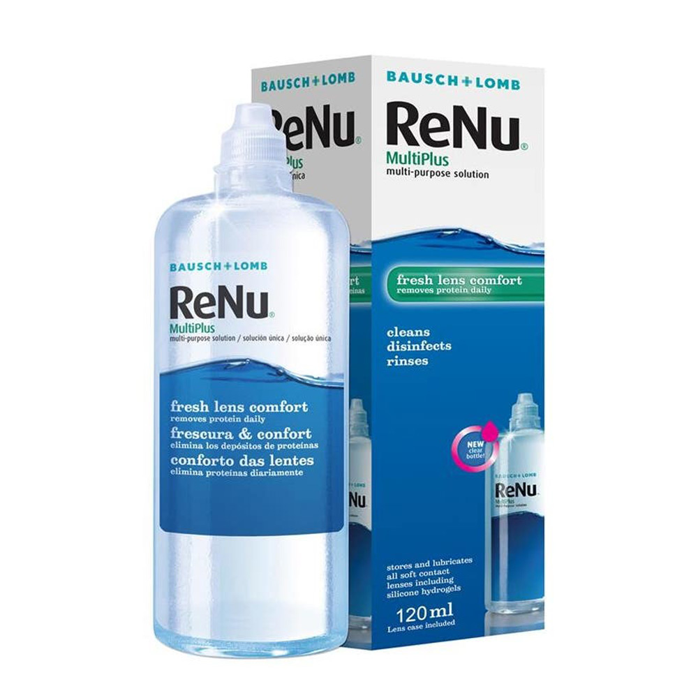 محلول متعدد الاغراض للعدسات اللينة من رنيو - 120 مل