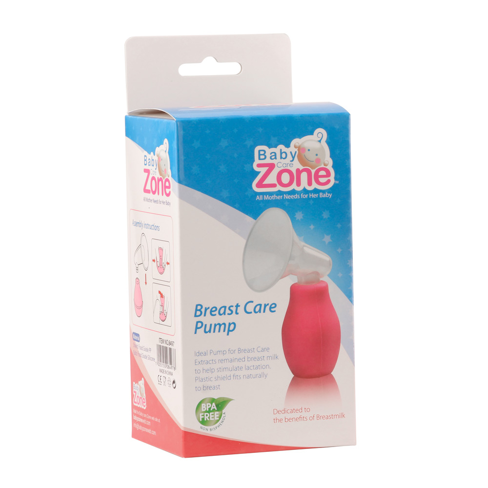 شفاط ثدي بيبي زون رأس مائل