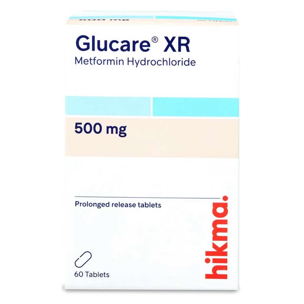 جلوكير اكس ار 500 مجم 60 قرص