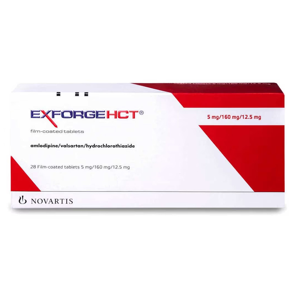 إكسفورج إتش سي تي 12.5/160/5، لحالات ضغط الدم المرتفع - 28 قرص