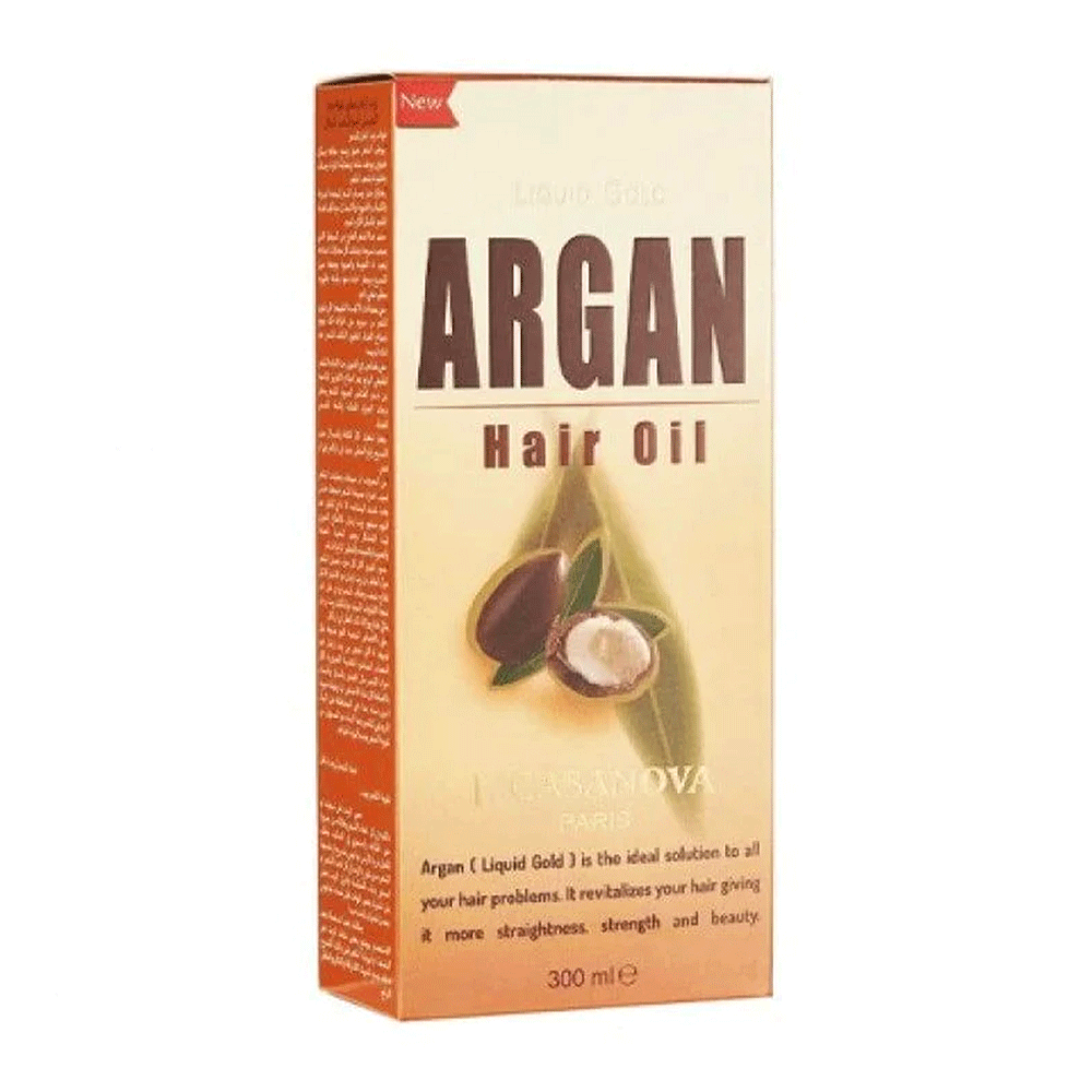 كازانوفا زيت شعر بزيت الارغان 300 مل