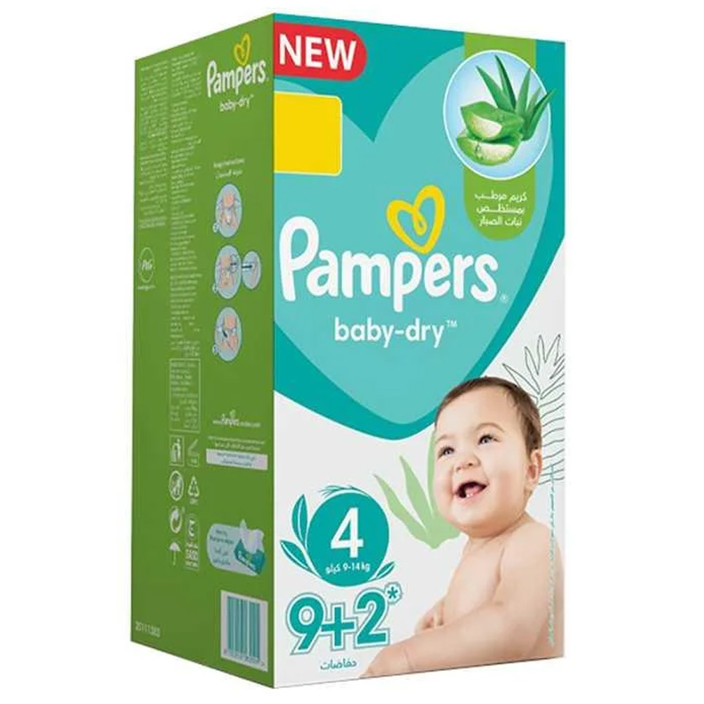 بامبرز عبوة صغيرة مقاس (4) 9+2 حبة