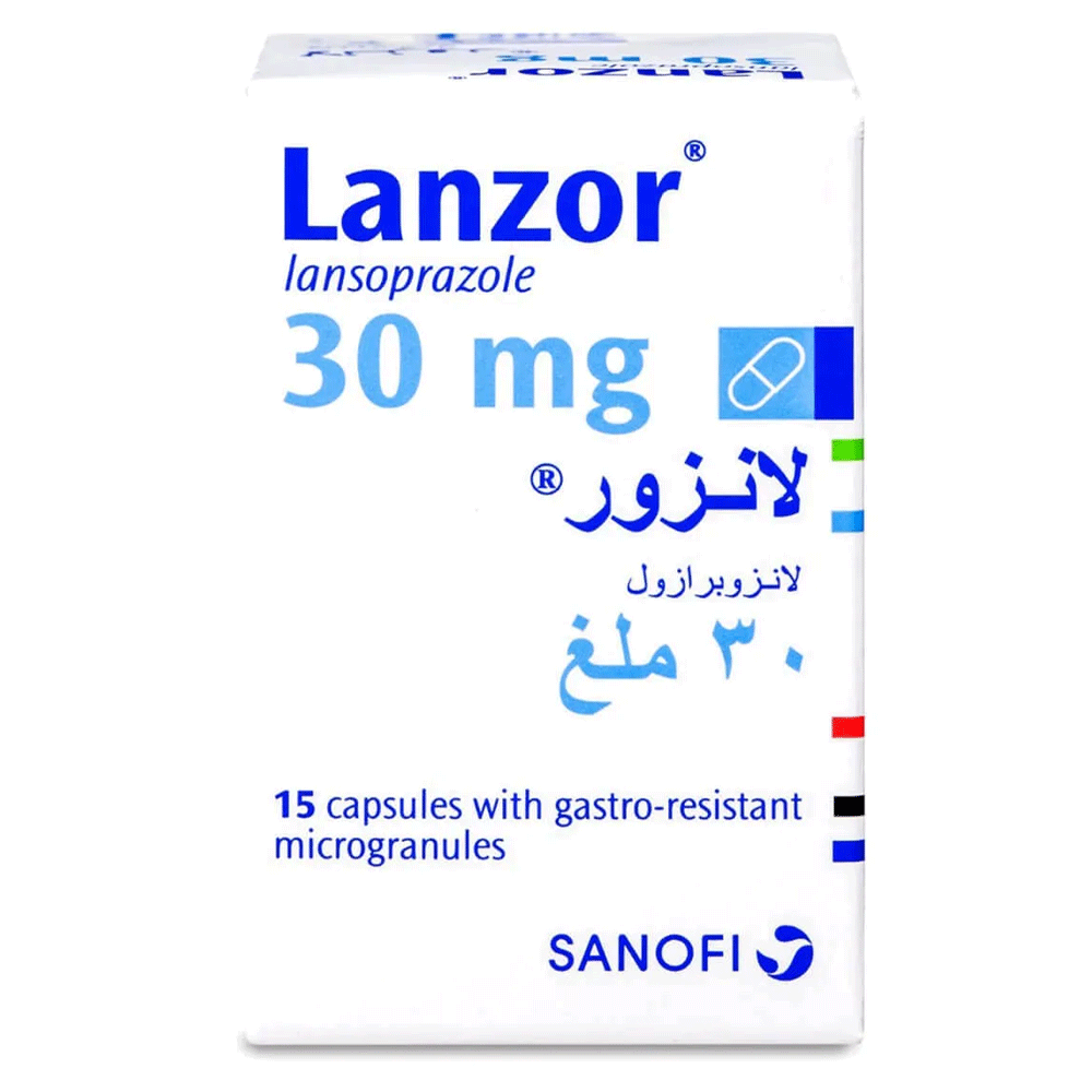 LANZOR 30MG 15CAP