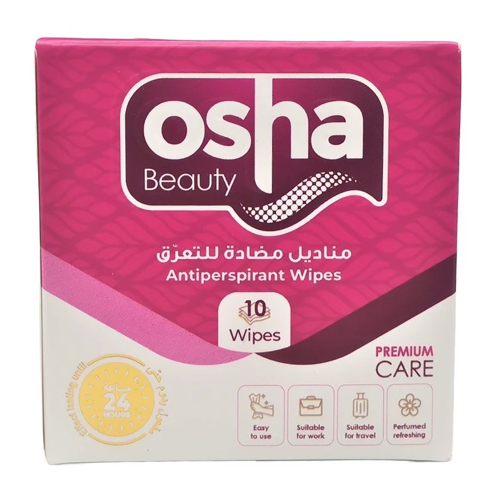 اوشا مزيل عرق مناديل نسائي 10 حبة