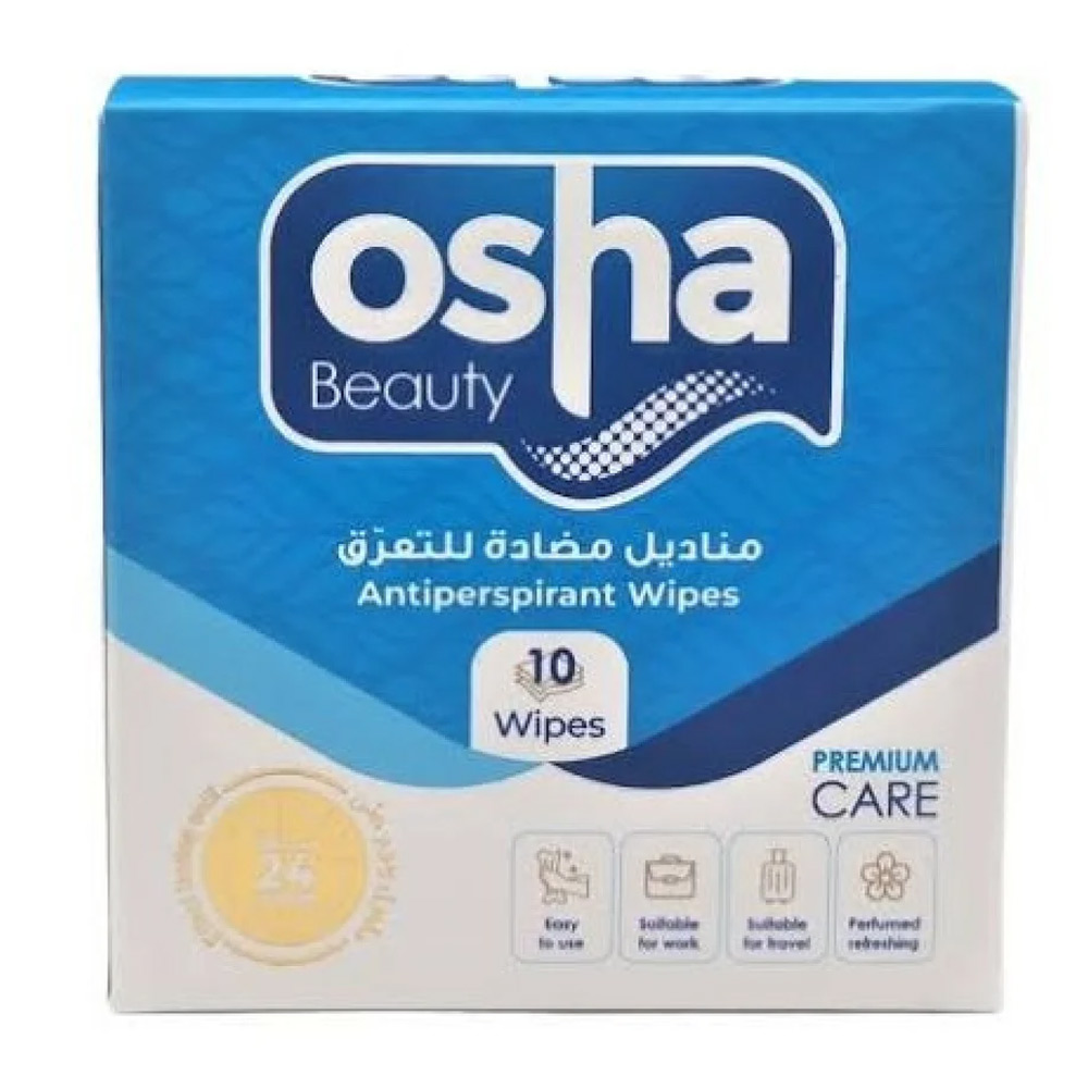 اوشا مزيل عرق رجالي مناديل 10 حبة