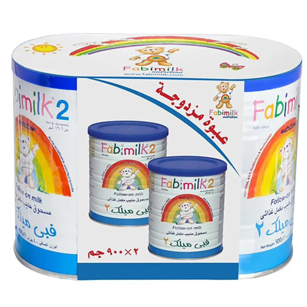 فابي ميلك رقم 2 900 عبوة مزدوجة
