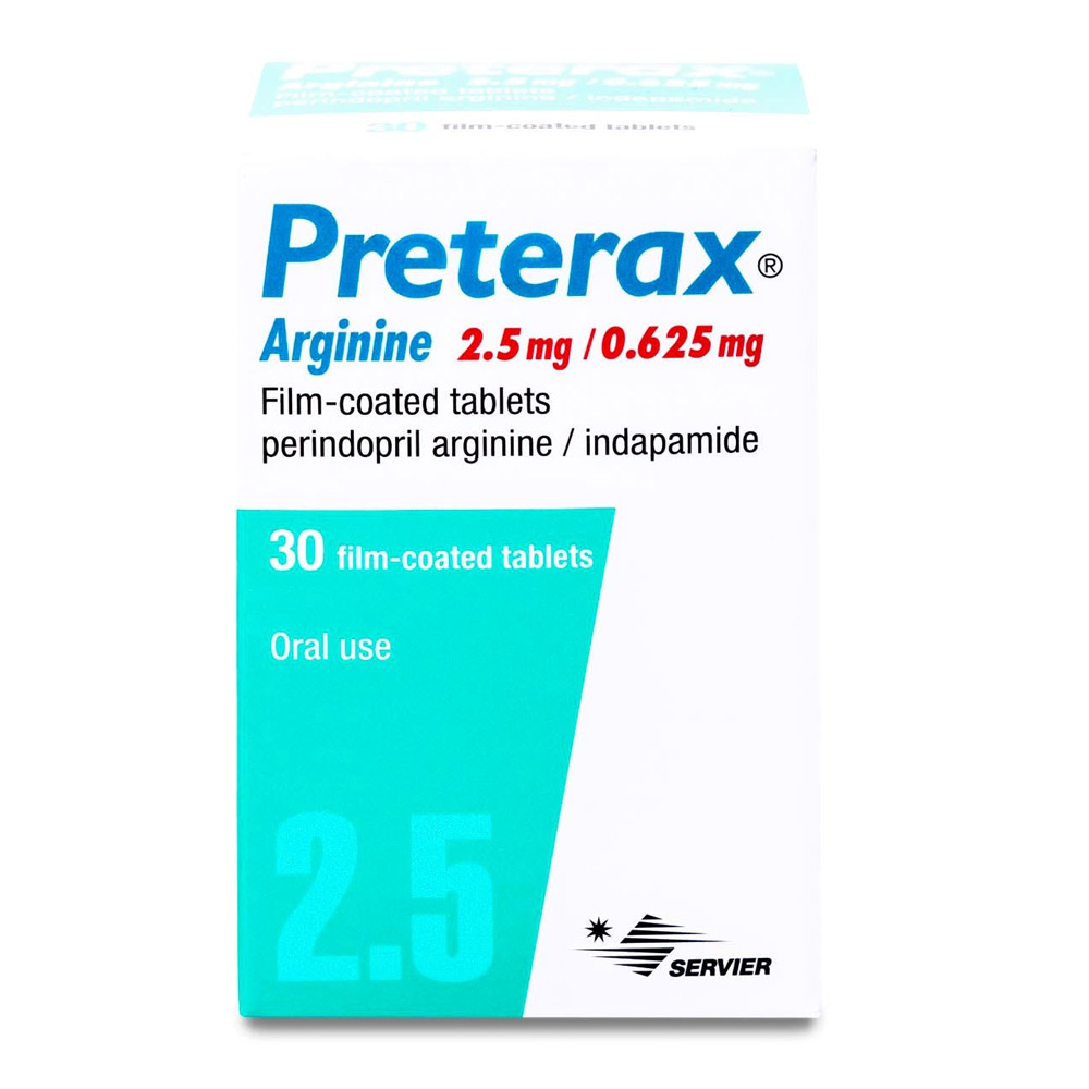 بريتيراكس 2.5/0.625 مجم 30 قرص