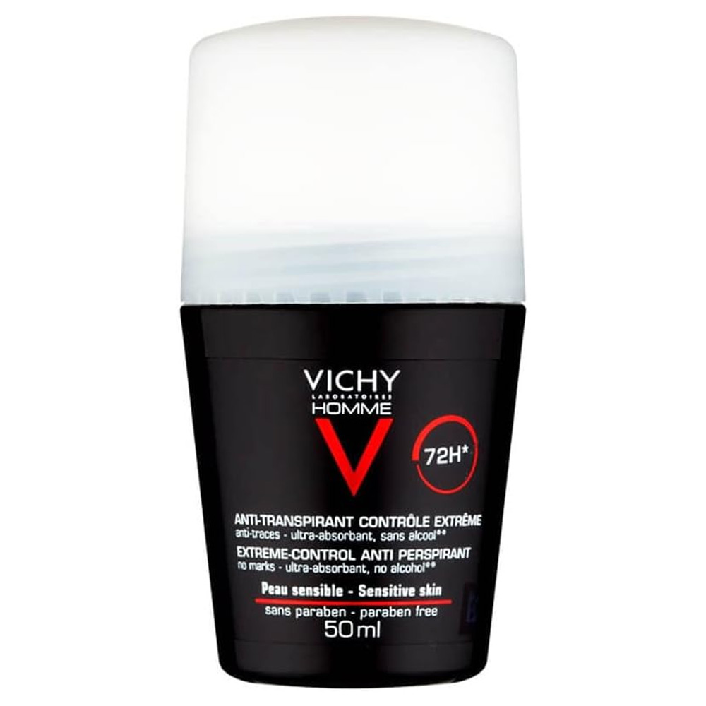 فيشى مزيل عرق رول أون للرجال مضاد للتعرق على مدار 72 ساعة - 50 مل