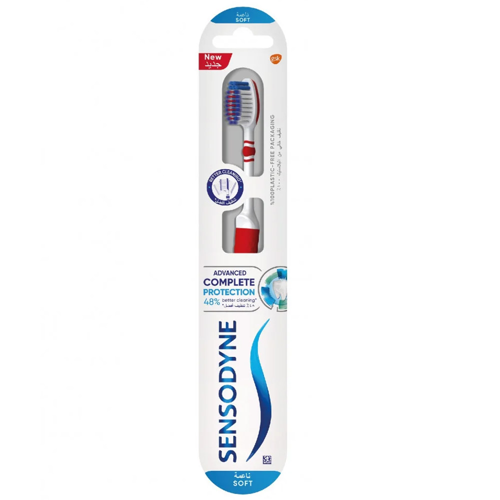 سنسوداين فرشاة أسنان حماية متكاملة المطورة ناعمة - 1 قطعة