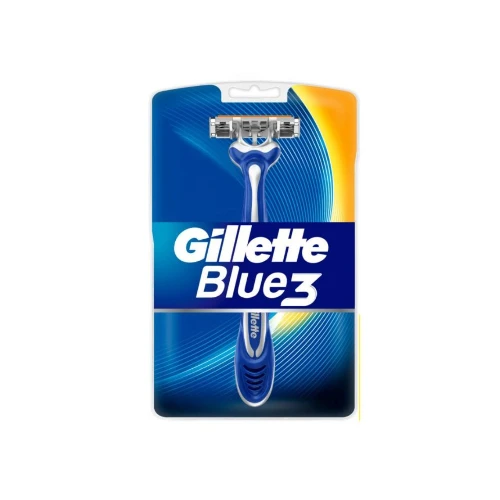 ماكينة حلاقة جيليت بلو 3 -6 قطع +2 مجانا -1 عبوة