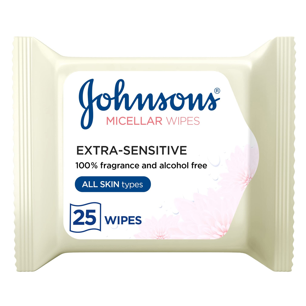 Johnson Micellar Wipes All Skin Types 25 PC