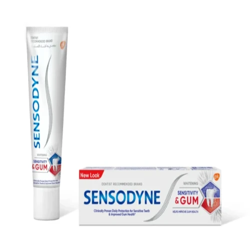 معجون أسنان سنسوداين  للحساسية واللثة مع تبييض معجون أسنان - 75 مل