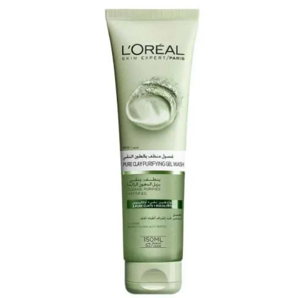 Loreal Pure Clay Exfolaiting Gel Wash Eucalptus 150 ml