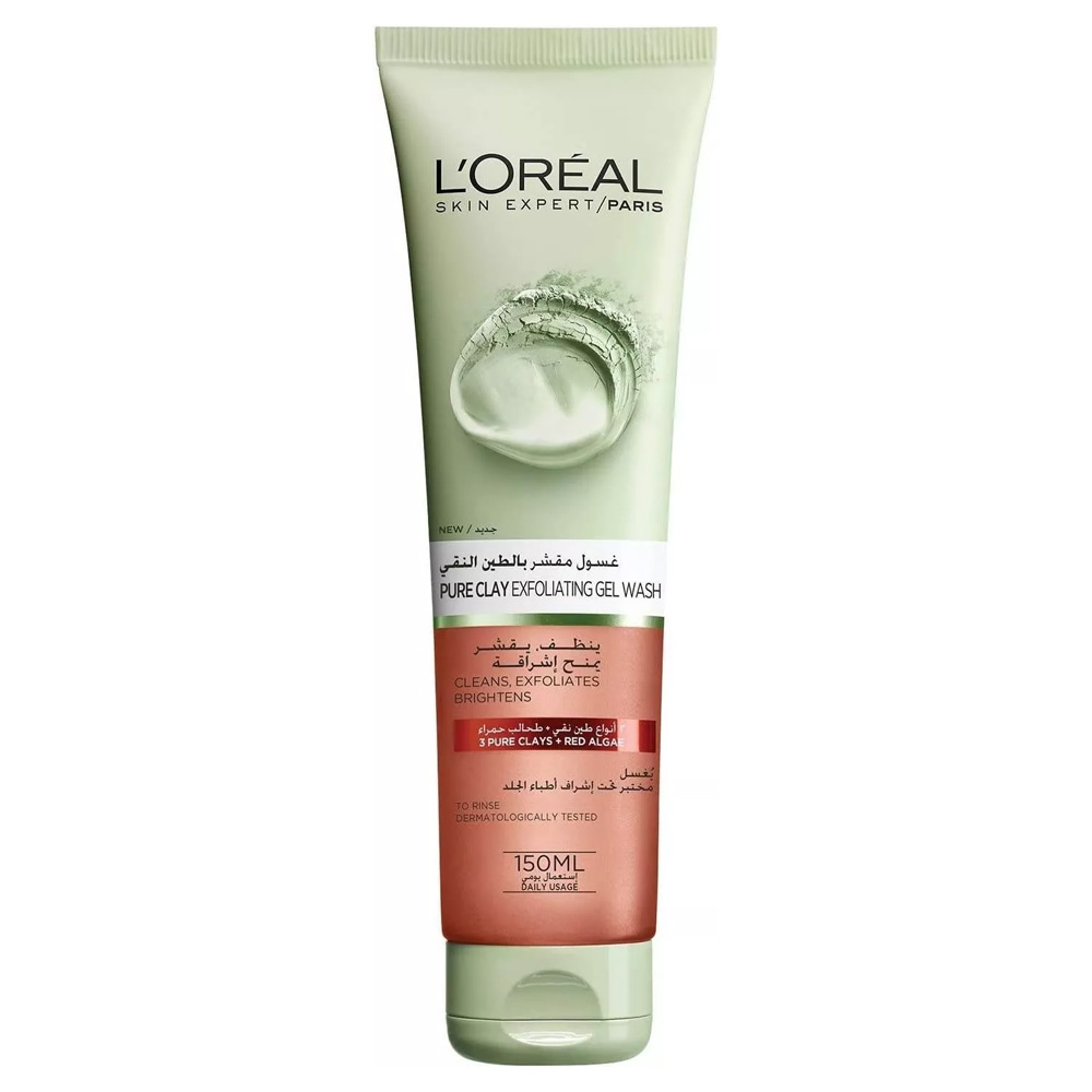 Loreal Pure Clay Exfolaiting Gel Wash Re Algae 150 ml