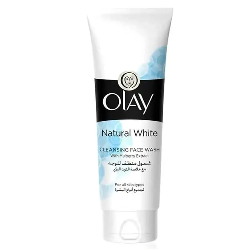 Olay Natural White Face Wash Mulberry Leaf 100 ml