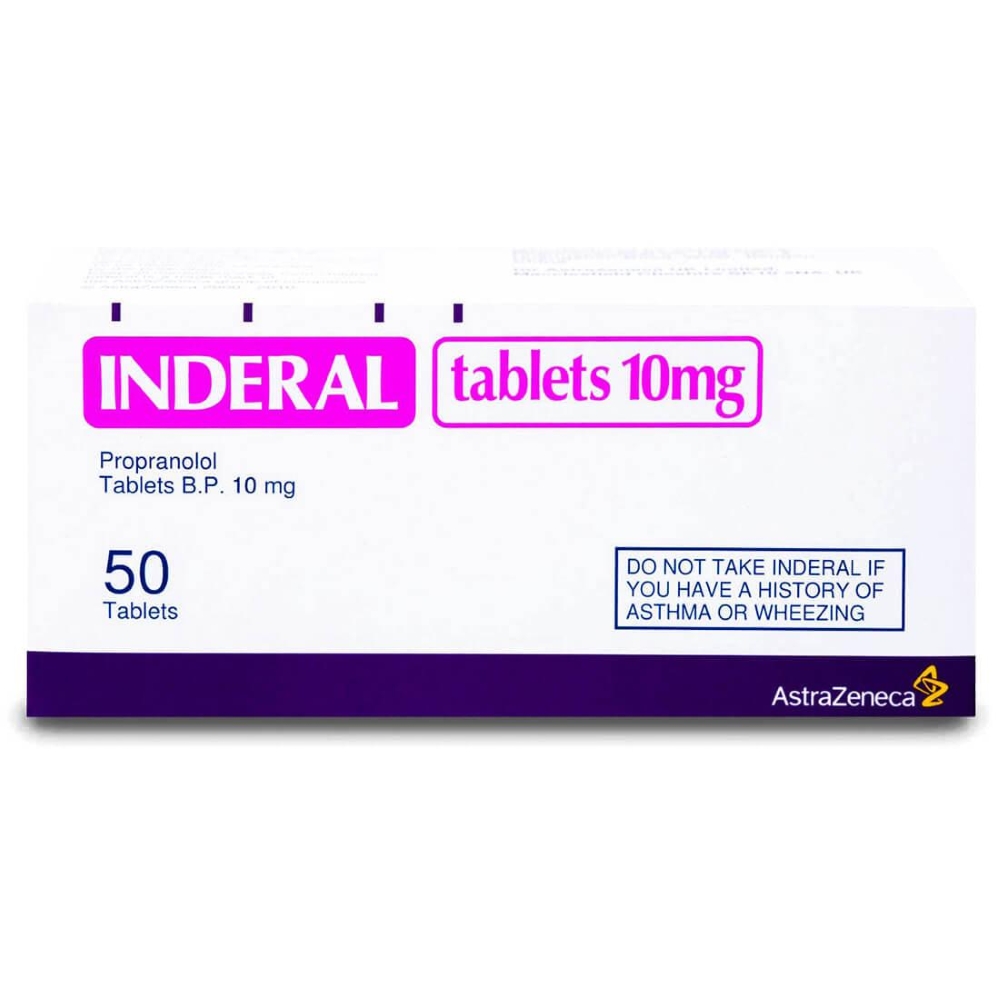 INDERAL 10MG 50 TAB****