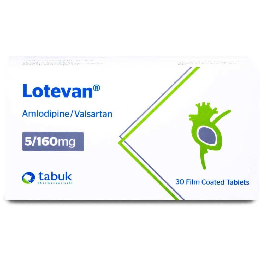 LOTEVAN 5/160MG 30 TAB