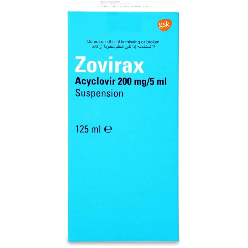 ZOVIRAX 200MG/5ML SUSP**