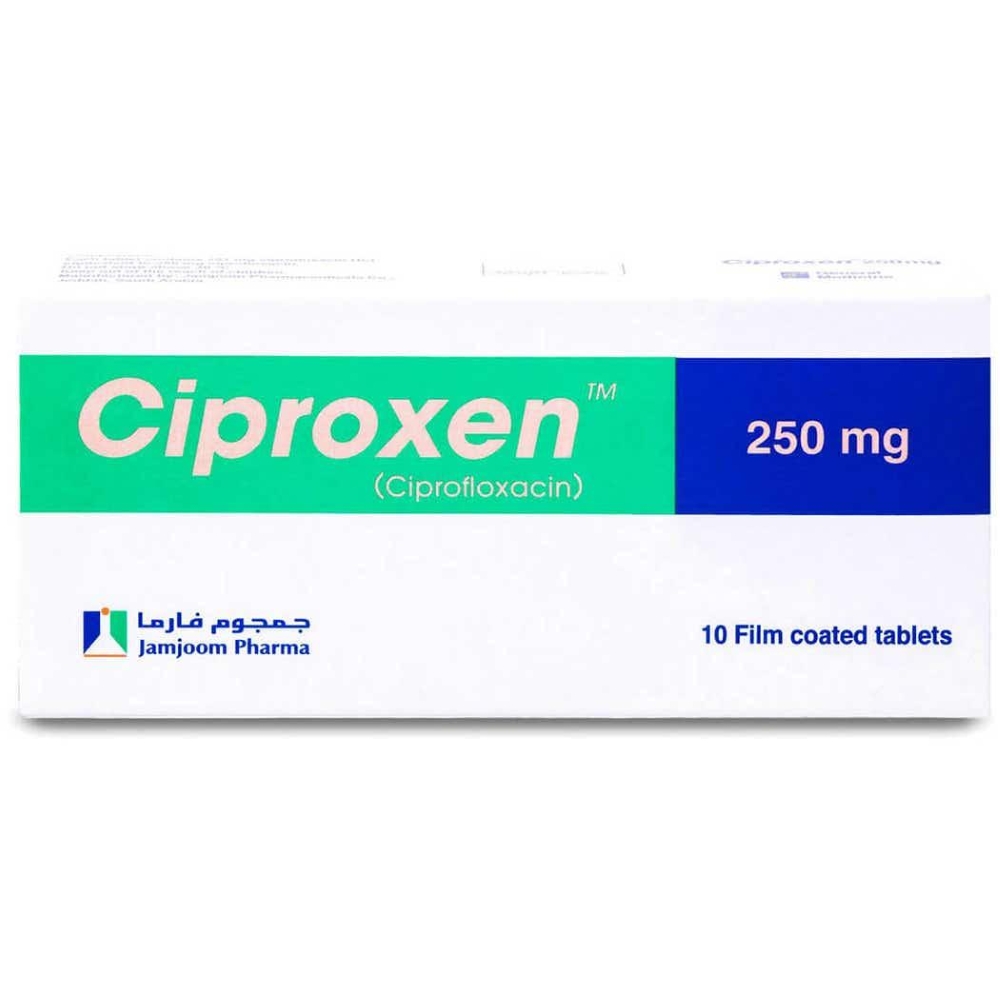 CIPROXEN 250MG 10 TAB