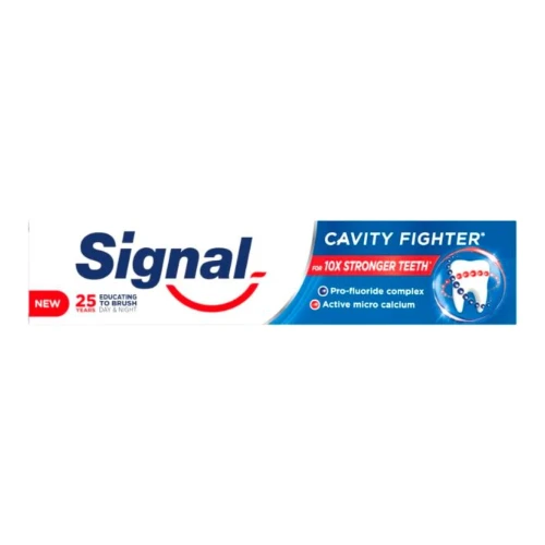 معجون أسنان سيجنال ثلاثي المفعول،حماية من التسوس،تبييض الأسنان،وانتعاش الفم - 120 مل