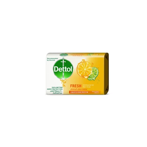 ديتول صابون قطع منعش بالليمون وزهر البرتقال - 165 جم