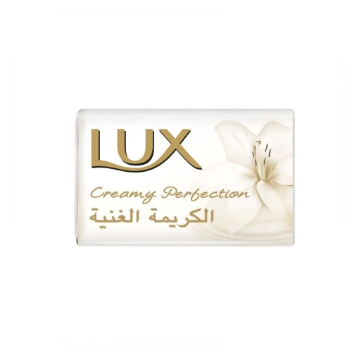 لوكس صابون قطع بالكريمة الغنية برائحة الورود البيضاء والزيت الأساسي - 170 جم