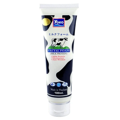 رغوة تنظيف للوجه ببروتين الحليب من يوكو 100مل