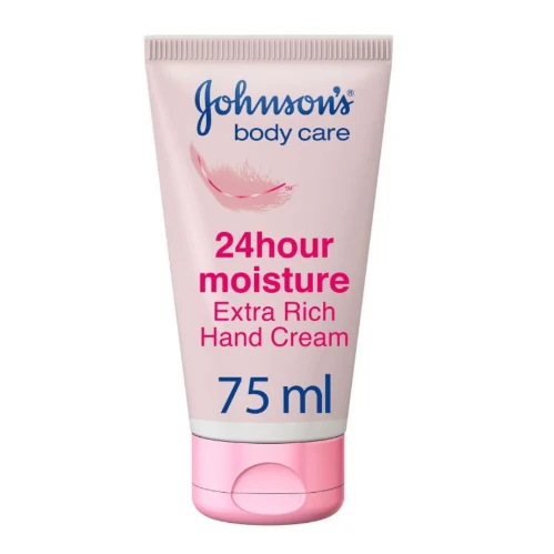 جونسون، كريم لليدين، ترطيب 24 ساعة، غني جداً، عبوة 75 مل