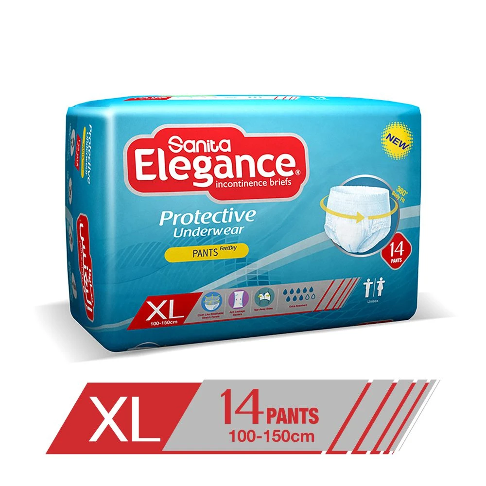 حفاضات كبار السن سانيتا اليغنس بانتس (XL) 14 قطعة