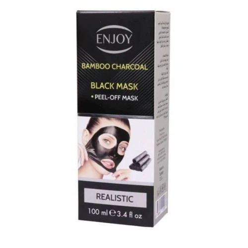 قناع الوجه الاسود بالبامبو من انجوي - 100مل