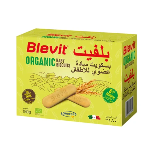 بسكويت سادة عضوي للأطفال بلفيت  - 180 غ