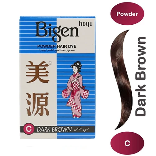 بيجن مسحوق صبغة الشعر باللون البني الداكن - 1 عبوة