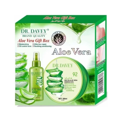 مجموعة الو فيرا بخاخ جل مهدئ وجل مرطب مسكن