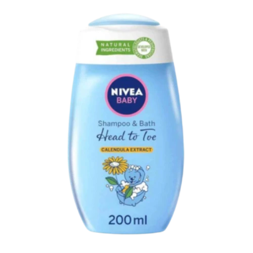 نيفيا بيبي شامبو وسائل استحمام من الرأس للقدم بخلاصة الكالينديولا - 200 مل