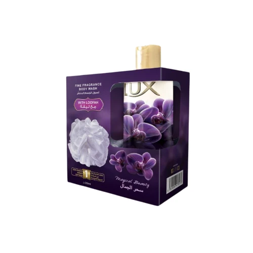 لوكس سائل استحمام سحر الجمال  250 مل + لوفة مجانا