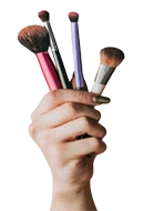 المكياج والعدسات