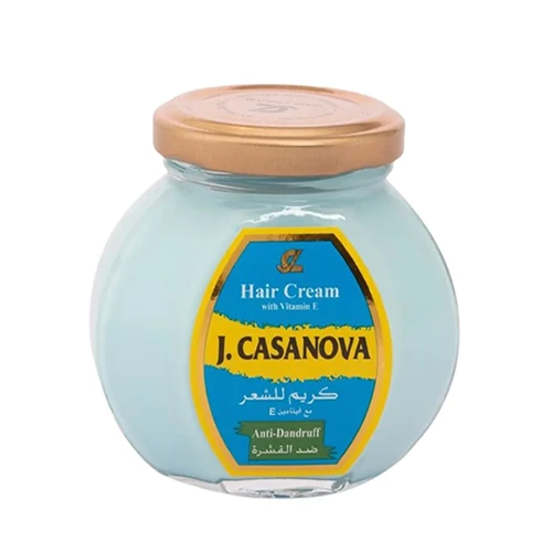 كازانوفا كريم شعر ضد القشرة مع فيتامين هـ - 150 جم