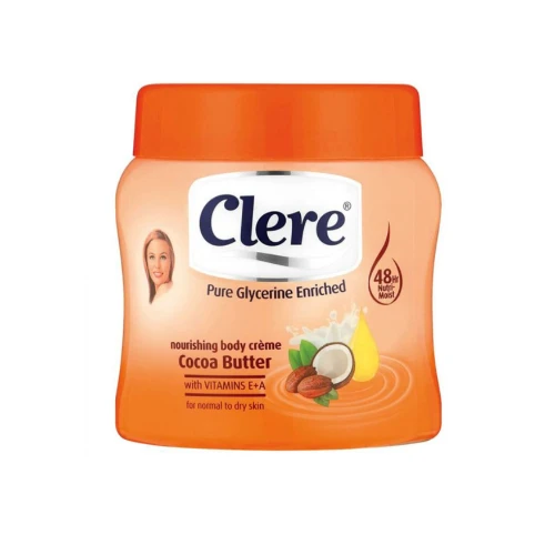 كريم مرطب الجسم بزبدة الكاكاو من كلير - 500مل