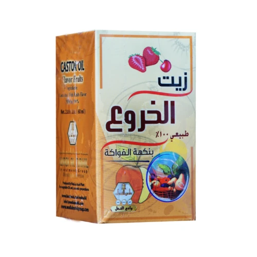 وادي النحل زيت الخروع بنكهة الفواكة - 60مل