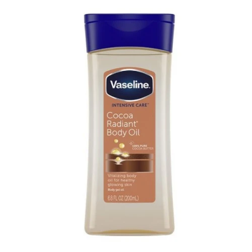 فازلين انتنسيف زيت جل للجسم بالكاكاو تغذية وتنشيط البشرة - 200 مل