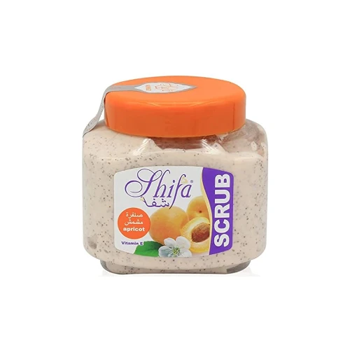 صنفرة للوجه بخلاصة المشمش وفيتامين E من شفا - 300مل