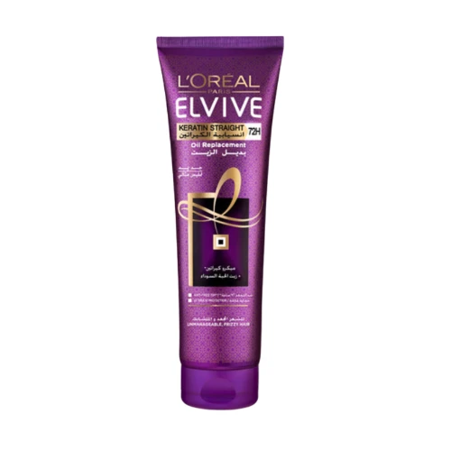 بديل الزيت لوريال باريس إلفيف  بتقنية انسيابية الكيراتين للشعر المجعد والمتشابك- 300 مل