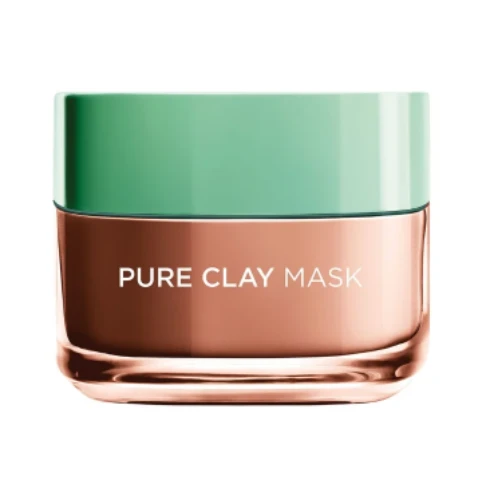 لوريال باريس قناع الطين النقي بخلاصة الطحالب الحمراء يقشر و يعيد الإشراقة - 50 مل