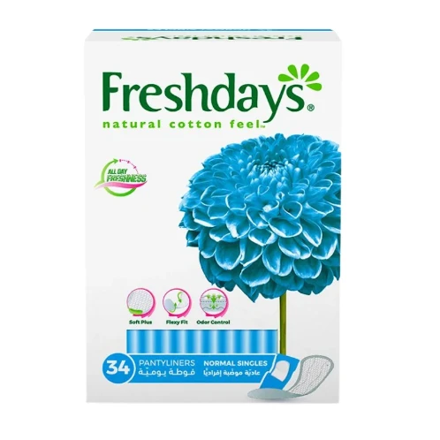 فريش دايز فوط نسائية العادية الفردية - 34 قطعة