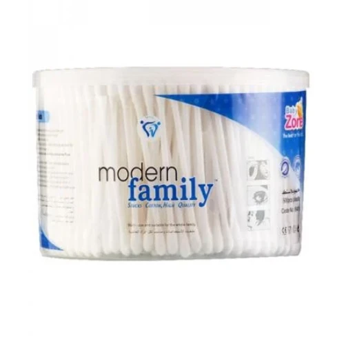 أعواد أذان بلاستيك من بيبي زون - 500 حبة - 8415