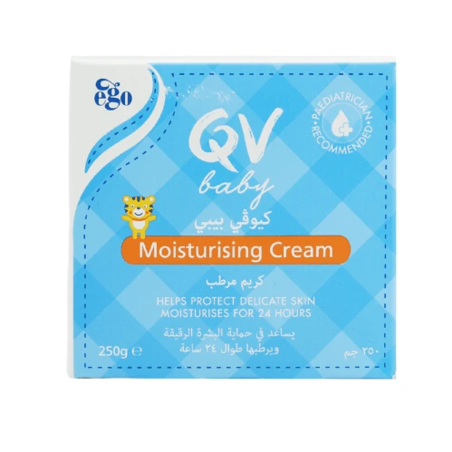 كيوفي بيبي كريم مرطب عالي التركيز لترطيب بشرة الطفل - 250 جم