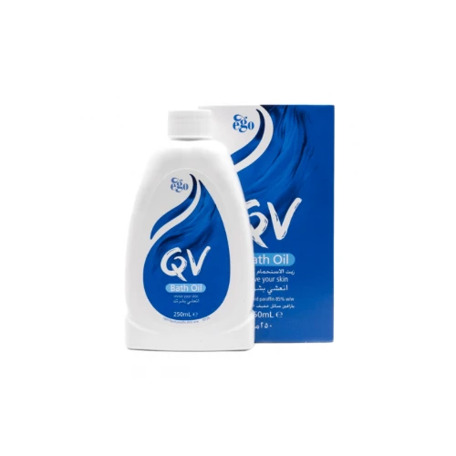 كيوفى زيت استحمام كيوفى خالي من العطور لتلطيف وانتعاش الجلد -250 مل