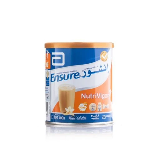 إنشور نوتريفيجور بودرة بنكهة الفانيلا للكبار - 400 جم