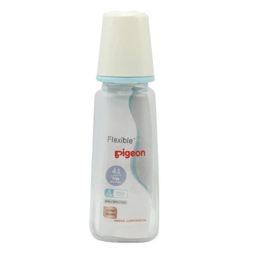 بيجون رضاعة زجاج مع غطاء ابيض - 200 مل