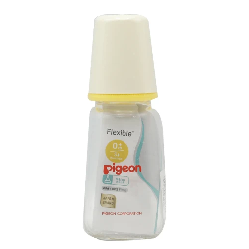 بيجون رضاعة زجاج مع غطاء ابيض - 120 مل